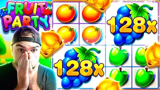 I HIT TWO HUGE CLUSTERS ON FRUIT PARTY!