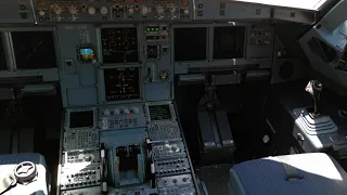 Cockpit tour in empty A320