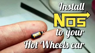 DIY: INSTALL NOS TO HOT WHEELS