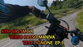 KTM 690 SMC R - VERSO PASSO MANIVA - TEST PIGNONE - KTM LC4 FULL LEOVINCE RAW SOUND!!! - EP 1