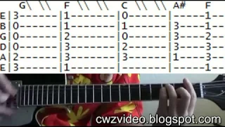 Steve Miller Band Take the Money and Run Guitar Lesson Chords & Tab Tutorial