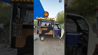 Coffee food cart. Best food carts. Made in India product. Food carts designs by Azimuth in Noida