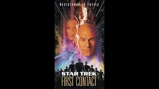 Opening to Star Trek First Contact Widescreen 1997 VHS