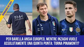 BARELLA NON SI ALLENA, MENTRE INZAGHI CHIEDE LA 5ª PUNTA. CHANCE PER PINAMONTI IN ROSA?