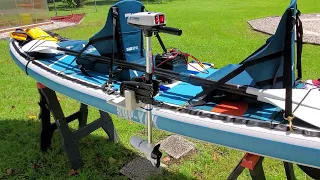 Oldman's goin trollin ! Adding a Watersnake 24 trolling motor to the Tahe SUP-Yak ! Part 1