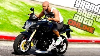 GTA V: FUGA de HORNET 600F (moto do RD vida de jovem) quase fui pego - GTA V MODS - Tj