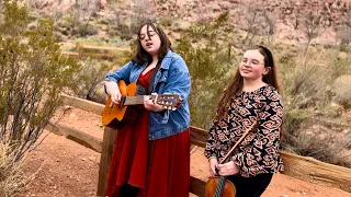 House Of The Rising Sun - Acoustic Cover by Lilly May and Holly May (Guitar, vocals and violin)