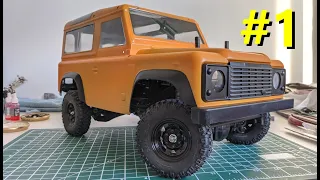 DIRTY DEFENDER - Build Part 1 - Tamiya CC-02