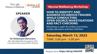 Mental Wellbeing Workshop organized by dataLEADS on March 12, 2022