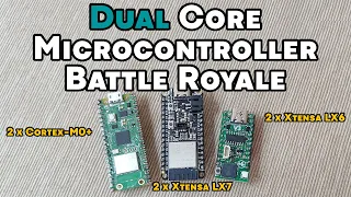 Dual Core Microcontroller Battle Royale  - Performance and Power Efficiency