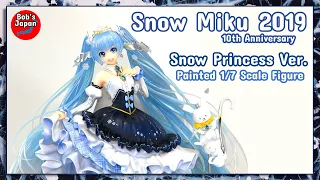 Snow Miku 2019 - 10th Anniversary Snow Princess Ver. Painted 1/7 Scale Figure Opening!