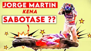 BAN SAMPAI BOLONG ‼️😱JORGE MARTIN MARAH BESAR ❌SUSPENSI ANEH PECCO HILANG DI MANDALIKA😱