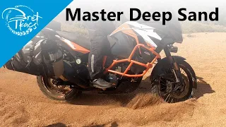 How to ride deep sand