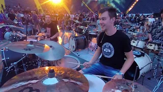 Hier Kommt Alex - Drum Cam | Rockin'1000 07.07.2019 - Frankfurt Commerzbank Arena