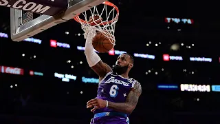 THT Poster! LeBron 32 Pts Lakers 4 Game Win Streak! 2021-22 NBA Season