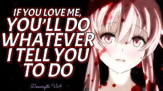 Obsessive Yandere Tries to Brainwash You | ASMR RP [F4M] [Unwilling Listener] [Crazy] [Forcing You]