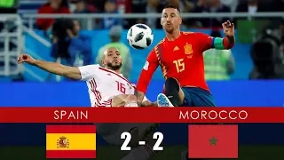 SPAIN vs MOROCCO 2-2 - All Goals & Extended Highlights - 25th June 2018