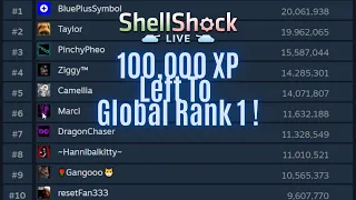 ShellShock Live | 100,000 XP Left To Global Rank 1 !