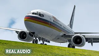 Boeing 737 Cannot Land Anywhere | All Engines Flameout [With Real Audio]