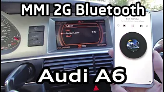 T-BOX Bluetooth Audi MMI 2G A6 A8 Q7 music from your phone through the factory system