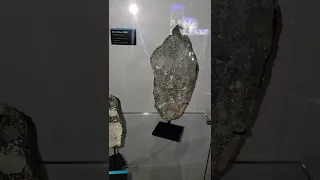 This is the Lunar Meteorite portion of the exhibit at the Maine Mineral and Gem Museum!