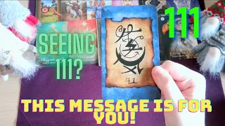 Seeing 111? Your Spirit Guides Want YOU To Know This! 🧿 Intuitive Tarot Reading with Charms and Dice