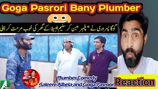 Goga Pasroori became a plumber by profession and Saleem Albela is Customer[Reaction]