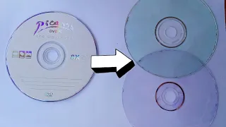 HOW TO REMOVE THE SILVER FILM FROM A DVD