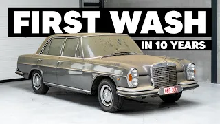 First Wash in 10 Years - 55 Year Old Mercedes W108