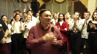 Андрей Разин и Андрей Гуров. Финал концерта на фестивале  Дети Посланники Мира.