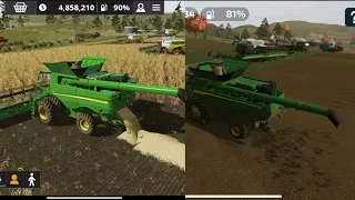 FS23 vs FS20 (Claas Lexion 8900)