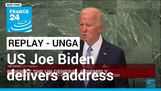 UN General Assembly: US President Joe Biden delivers speech • FRANCE 24 English