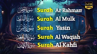 AL QUR'AN MERDU Pengantar Tidur Al Kahfi, Surah Yasin,Ar Rahman, Al Mulk,Al Waqiah |  Tenangkan Hati