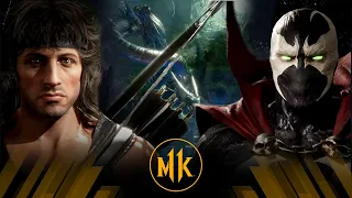 Mortal Kombat 11 - Rambo Vs Spawn (Very Hard)