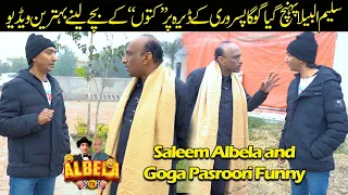 Chaudhry Goga Pasroori ka Dera | Saleem Albela Pohanch Gia small dogs lenay