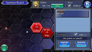 [DFFOO GL] Recommended Path to get Treasure Nodes on Shiva Summon Board