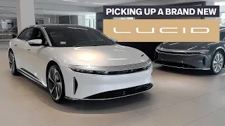 Picking Up A Brand New Lucid Air