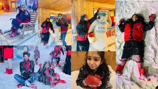 #minsha ശ്വാസം മുട്ടി 😳 first time -10 🥶degree  #ice #തണുപ്പ്‌ #minshasworld