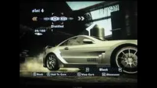 NFS Most Wanted Tuning Mercedes-Benz SL 500