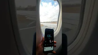 Шок!!!👌🔥🙌 снял,  на какой скорости самолет идет на взлёт 👌✈ всё снято на 2 телефона в авиа режиме 👍