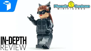 PHOENIX CUSTOMS LEGO Cat Woman Minifigure | In-Depth Review