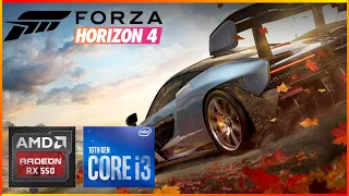 FORZA HORIZON 4 | RX 550 4GB | i3 10100f