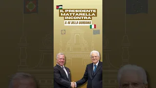 Il Presidente #Mattarella incontra sua maestà #AbdullahII, Re del Regno Hashemita di #Giordania