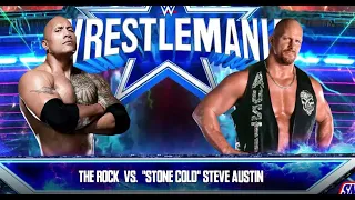 WWE 2K23 The Rock vs Stone Cold Steve Austin: WrestleMania 40: Retirement Match