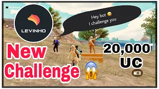 New challenge | 20,000 UC 😱 play Levinho sensitivity make 10 kills only 😱