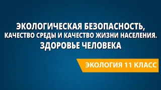 Экологическая безопасность, качество среды и качество жизни населения. Здоровье человека