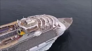 Harmony of the Seas Construction to First Test Sail