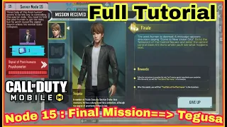 Node 15 : Final Mission Togusa Survey Event Cod Mobile | Full Tutorial