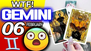 Gemini ♊ 😱WTF!🚫YOU ARE BEING WARNED ABOUT THIS SITUATION😖 horoscope for today FEBRUARY 6 2024 ♊
