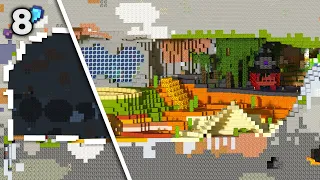 I Built New Biomes In Minecraft Hardcore